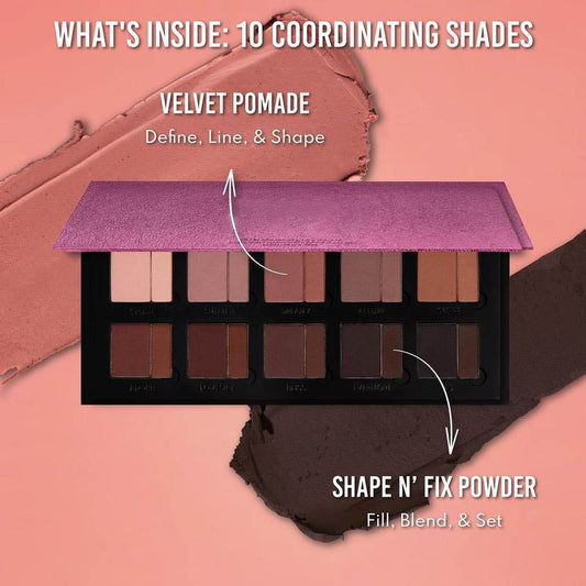 JARFUL Multi-Function Makeup Palette – Can be used on eyes, brows, face, and lips | Soft matte finish, buildable for vibrant color.